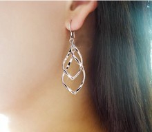 Min.order is $8 (mix order) Free Shipping Gold/Silver Plated Earrings Jewelry Top Quality Earring Wholesale XY-E481 E482