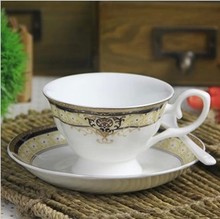 sales alone or wholesales Chinese style gift hand painted Bond china coffee cup set elegant tea high quality porcelain saucer