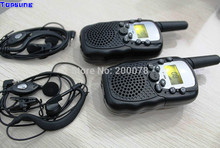2pc pack portable radio walkie talkie t 388 mobile cb radios headset vox hands free 99