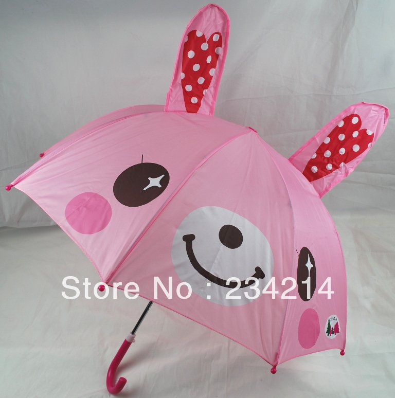 Free-shipping-export-to-Europe-authentic-cartoon-children-Rain-umbrella-Shade-umbrellas-pink-bunny-umbrellas.jpg
