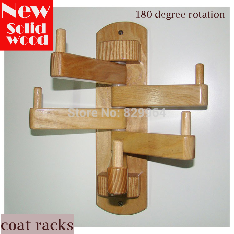 wooden hanging rack