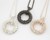 Min order $10(Mix order)Metal decoration minimalist circle pendant long necklace / sweater chain fashion jewelry