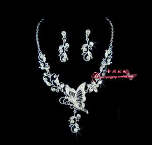 The bride necklace 2 piece set bride accessories set marriage accessories bridal accessories