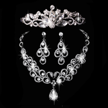 The bride accessories bridal accessories piece set married necklace wedding dress marriage accessories necklace set