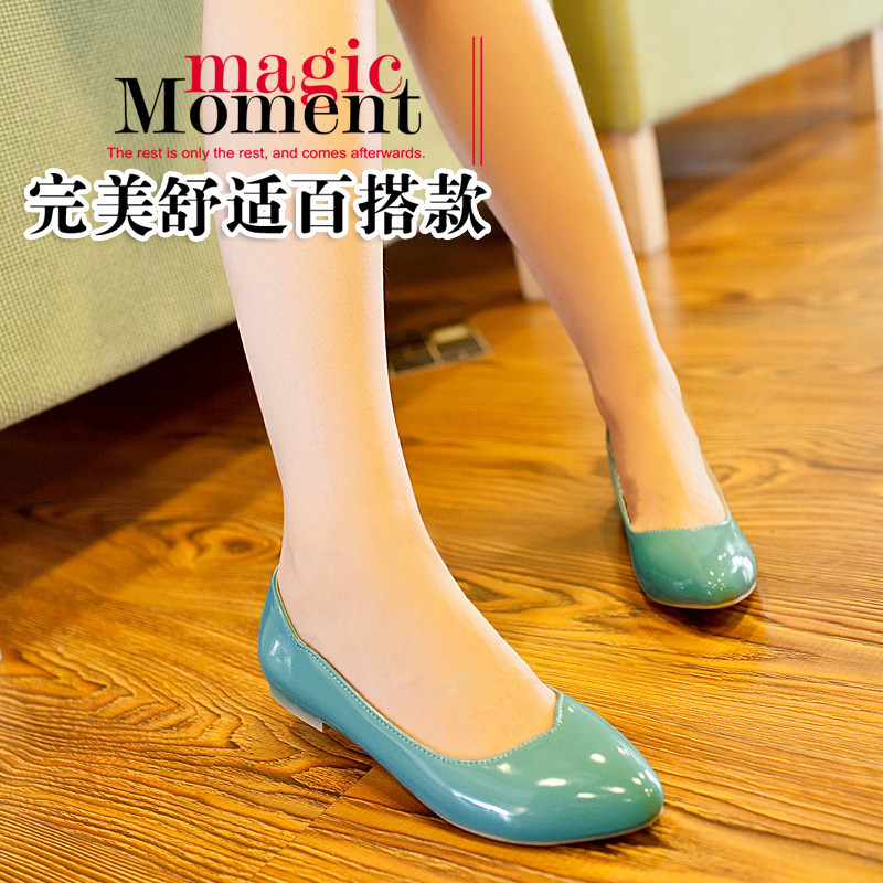 large size 34 43 Hot 2013 new fashion ladies female pu sexy flat shoes for women