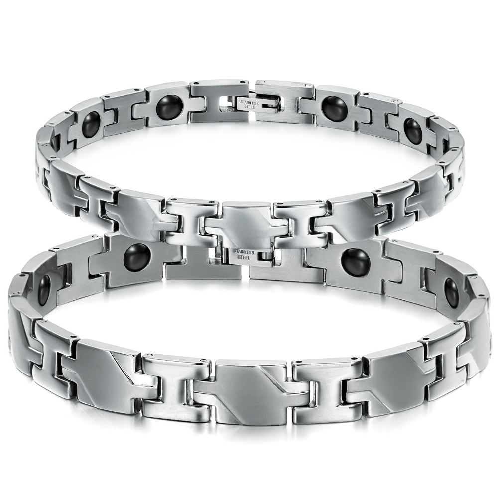 Casual Titanium Love Bracelet with magnetic power Titanium Bracelet Bangle For gift 3242