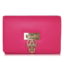 Aimali3927b genuine leather solid color fashion brief women’s one shoulder handbag
