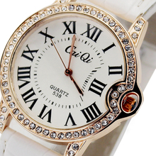 Free & Drop Shipping! White Fashion Deluxe Diamond Jewelry Woman Lady Girls Analog Dress Gift Quartz Wrist Watches