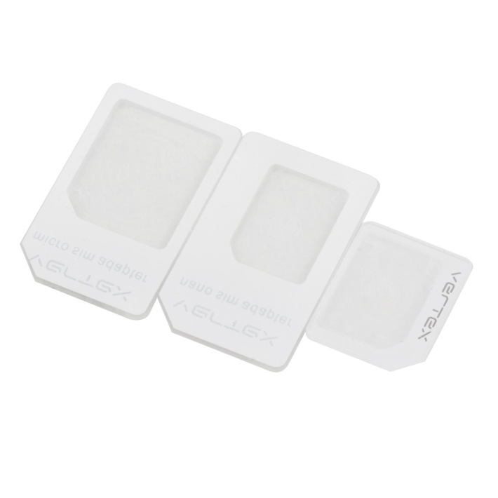 1 pcs 3 Adapters For nano SIM for Micro Standard Card Adapter Tray Holder For iPhone