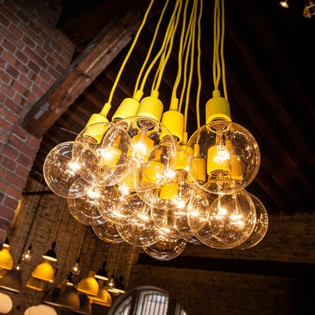 Hanging Light Modern Decorative Led Bulb Pendant Light Bar Table Multicolour Lamps Fancy Light ...