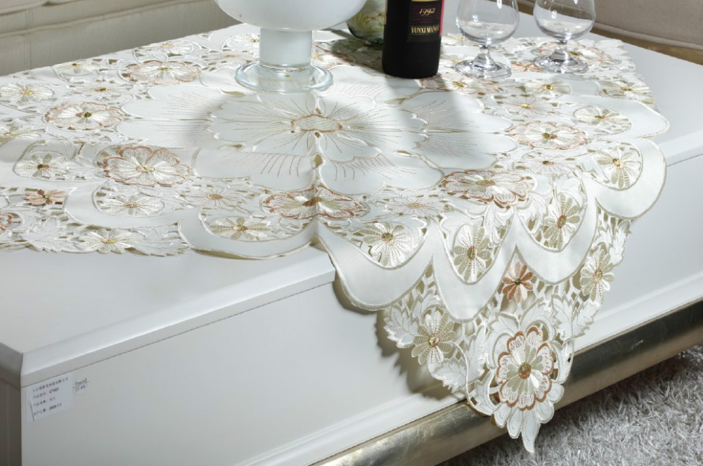 runners cheap Damask Promotional  Damask Shopping  damask Overlays Table for  Promotion table Online