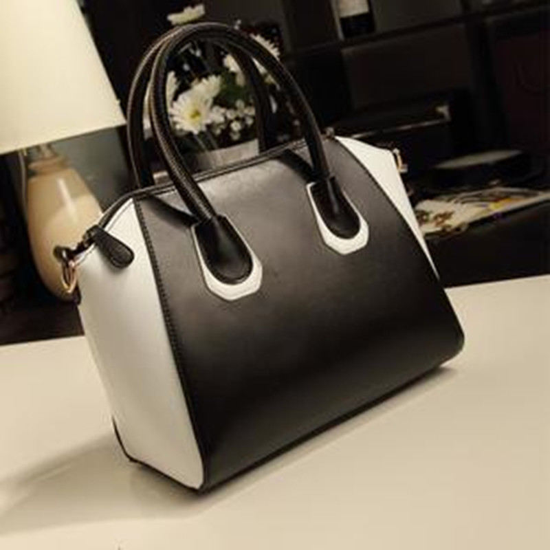 Fashion Vintage Checkerboard women leather Handbags Satchel women messenger bags Shoulder Bags free shipping