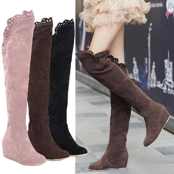 Knee High Boots For Women Without Heels