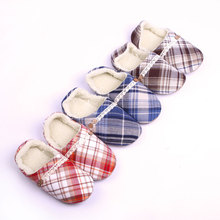 Autumn and winter chamois cloth-soled month of shoes home slippers package with cotton-padded shoes maternity shoes trophonema