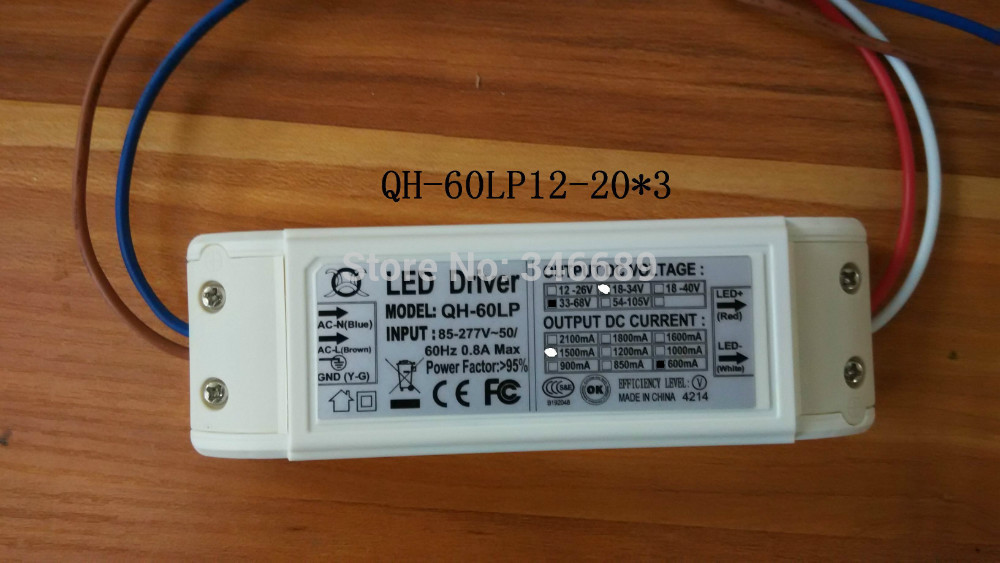 50W Dimmable LED Driver AC110V/220V/DC21-42V 1.2A for 50W High Power LED Light 