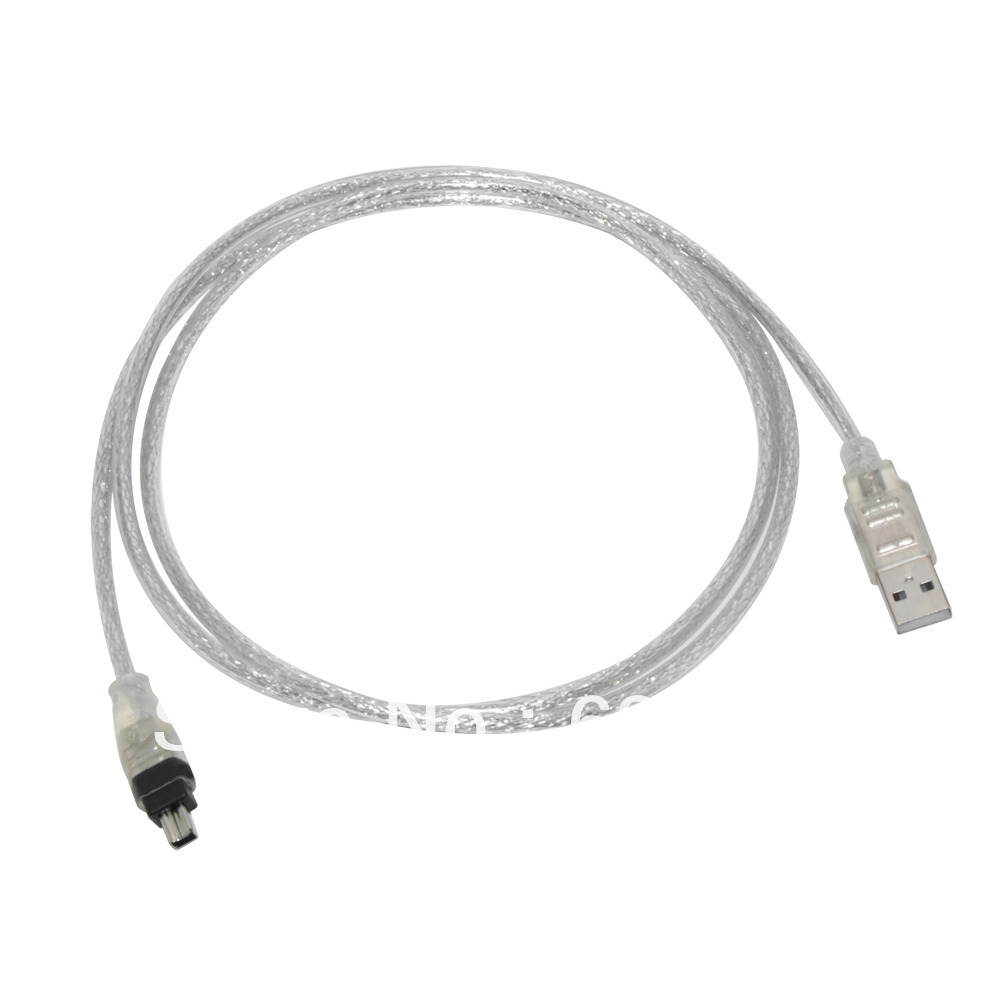 Купить usb мужчины к ieee 1394 4 контактный мужской firewire кабель 1,4 ...