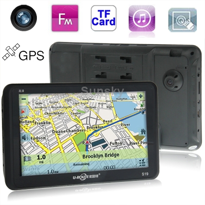 HSD X001 7 0 inch Touch Screen Vehicle DVR Digital Video Recorder GPS Navigation with Rader