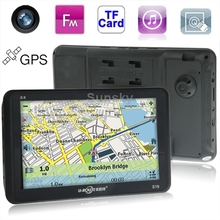 HSD-X001 7.0 inch Touch Screen Vehicle DVR Digital Video Recorder GPS Navigation with Rader Detector Function