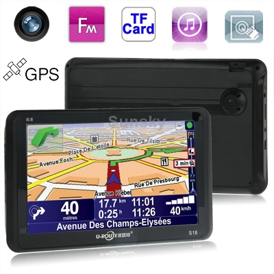 HSD X002 7 0 inch Touch Screen Vehicle DVR Digital Video Recorder GPS Navigation with 4GB