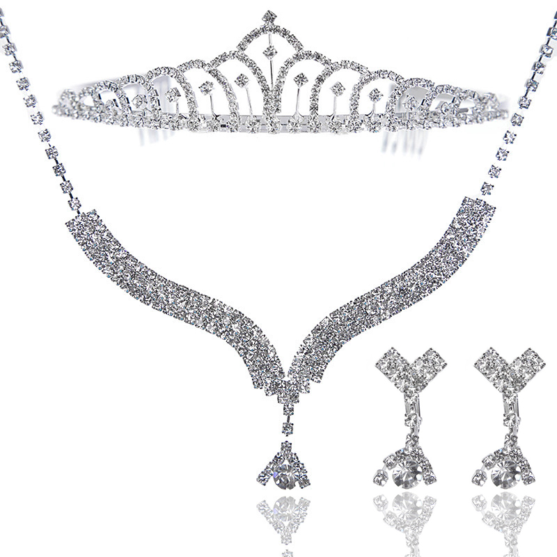 The bride accessories bridal accessories necklace marriage accessories piece set the bride necklace set decoration