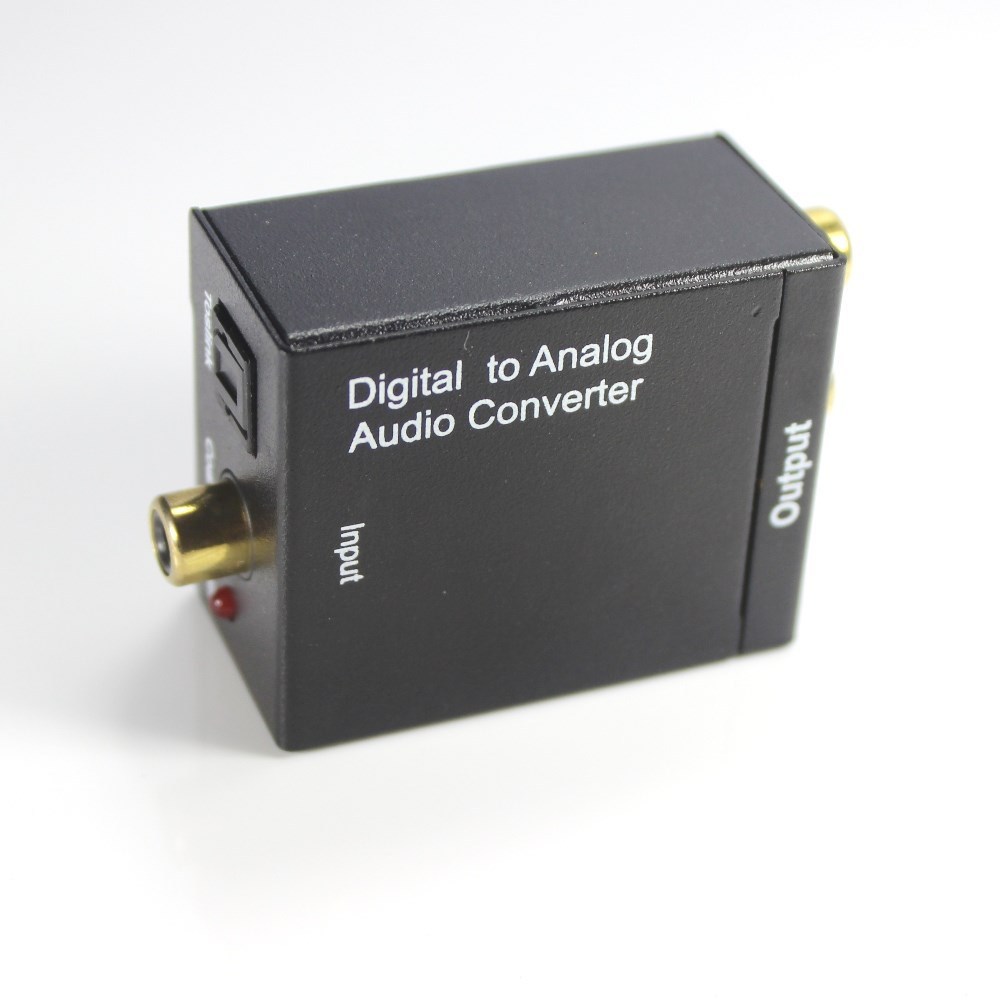 Digital Optical Coaxial Toslink To Analog RCA Audi.