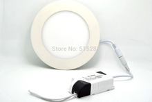 AC 85 265V 18W hight brightness White WarmWhite Round led panel ceiling light lamp downlight 20pcs