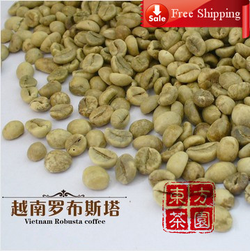 500g 100 High Quality New 2013 Green Coffee Beans Vietnam Robusta Coffee Bean Wash Raw Beans