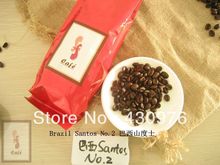 Free shiping coffee s s cafe brazil santos NO 2 roasted 227g Freash nut smooth 