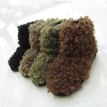 Roll wool plus velvet boots autumn and winter thermal fur boots snow boots doll women’s shoes