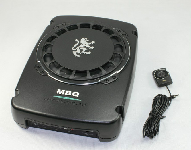 mbq aw-8rl 10 car subwoofer metal ultra-thin car subwoofer car