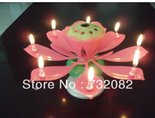 lotus Flower Birthday Candle Musical Flower Candle birthday candles ...