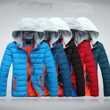 2014 Special feather padded jacket fall and winter clothes men’s cotton jacket men’s detachable cap can withstand the cold ADS