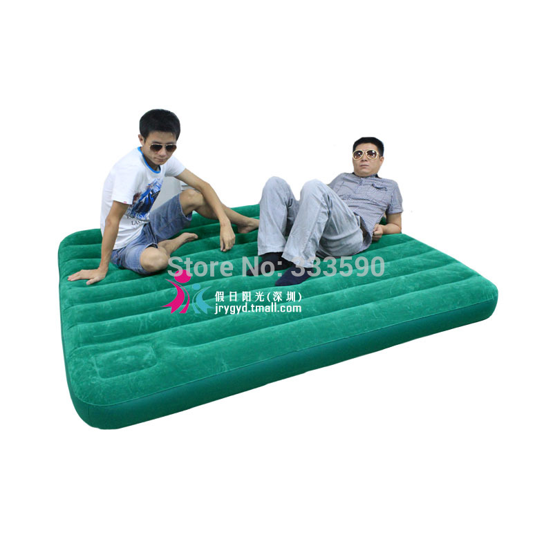 Wholesale Intex Inflatable Single Bed Built In Foot Pump Air Bed Bed