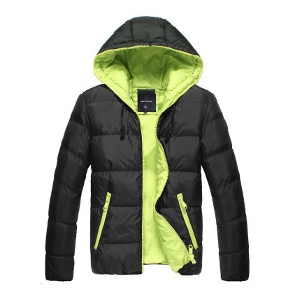 2014 New Year s gift men s casual hooded down jacket hooded down jacket thick winter