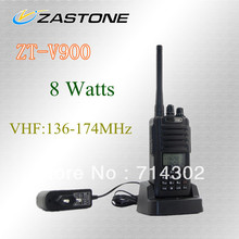 8Watts VHF136-174MHz walkie talkie Zastone ZT-V900 two way radio ZTV900 free shipping