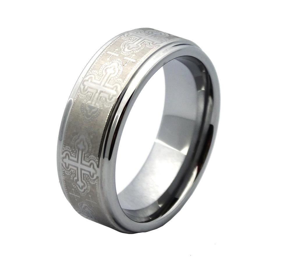 -Dome-Tungsten-Carbide-Ring-With-Celtic-Promise-Rings-Engagement-Ring ...