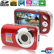 A620 Red, 5.0 Mega Pixels 5X Zoom Digital Camera with 3.0 inch TFT LCD Screen, Support SD Card Max pixels: 16 Mega pixels