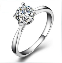 christmas passion honey 100% Real Pure 925 Sterling Silver Elegant Bride Wedding Ring,female dia mond rings TOP quality RW07165
