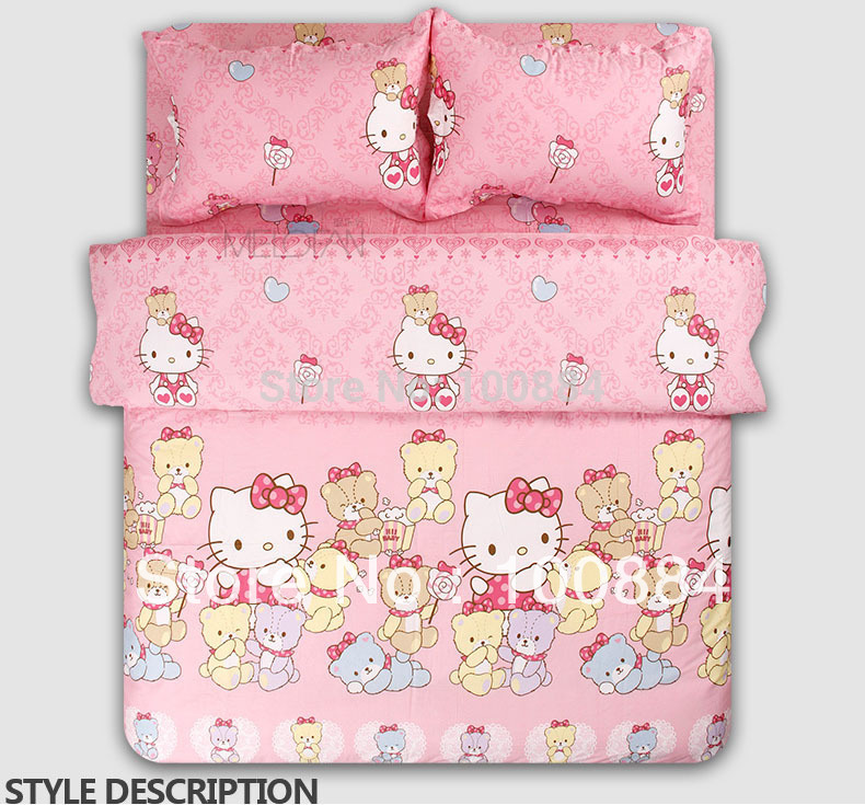 Online Get Cheap Hello Kitty Queen Bed Set -