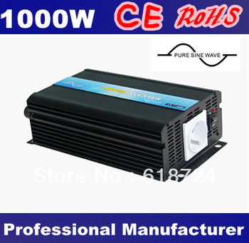 AC 100V~120V 220V~240V 1000W Pure Sine Wave Power Converter,50hz/60hz ...