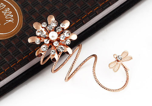 New Arrivals Around Wrap Finger Rings Flower Tail Dragonfly Jewellery for Women Punk Cool Rings
