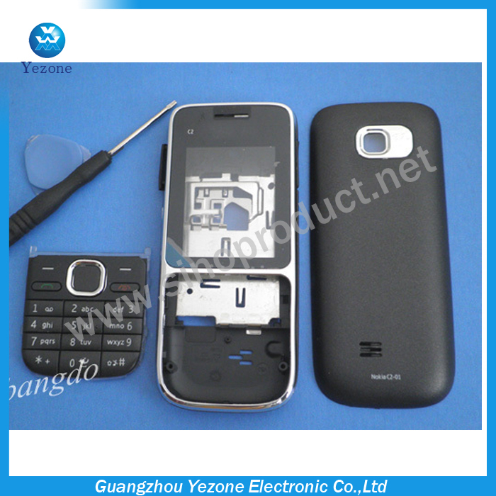 Cover Housing For Nokia C2 01 Housing Cover Case Full Set Mobile Phone Parts Free Shipping