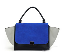 Designer Fashion 2013 Trapeze Big Ear Smiley Swing Women Celebrity Leather Hand Bag Handbag