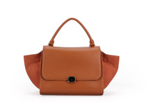 Designer Fashion 2013 Trapeze Big Ear Smiley Swing Women Celebrity Leather Hand Bag Handbag