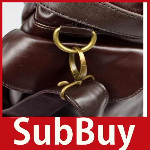  SubBuy Fashion Mens PU Leather Duffle Satchel Shoulder Travel Messenger Bag Handbag SG2315 wholesale