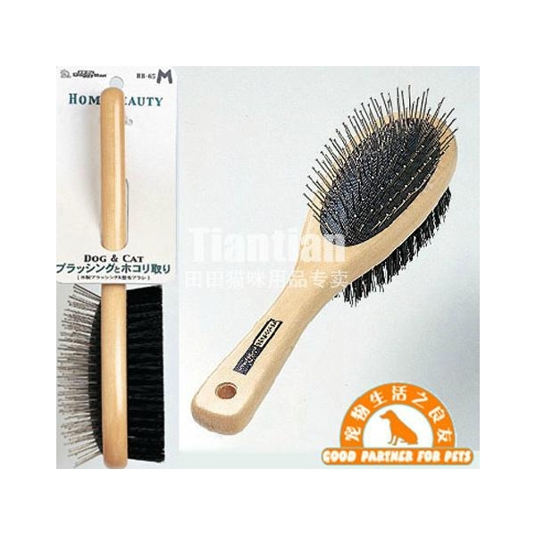 Купить Япония doggyman длинная ручка двухсторонняя расческа в интернетмагазине с бесплатной