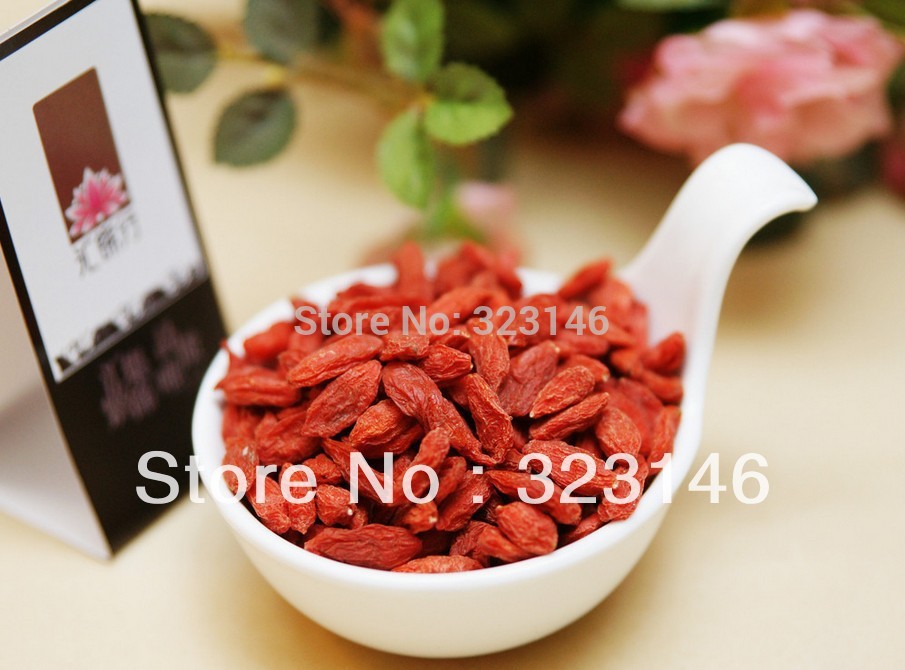 2014 new crop medlar goji berries dried wolfberry natural organic certificate 0 5kg free shipping