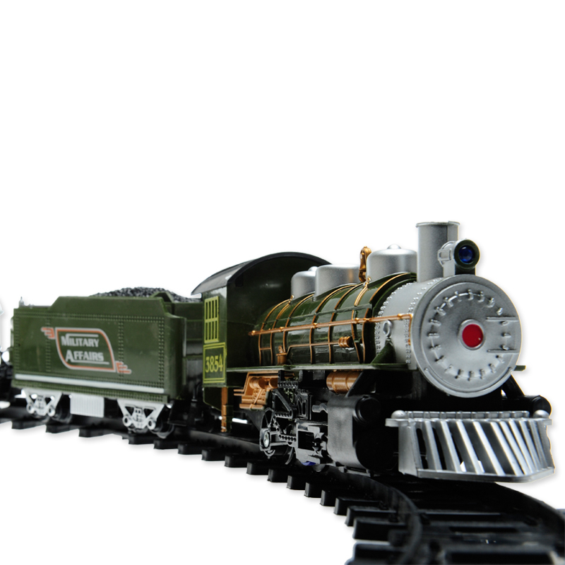  Train Set Artificial Model Train Small Electric Toy Child Gift(China