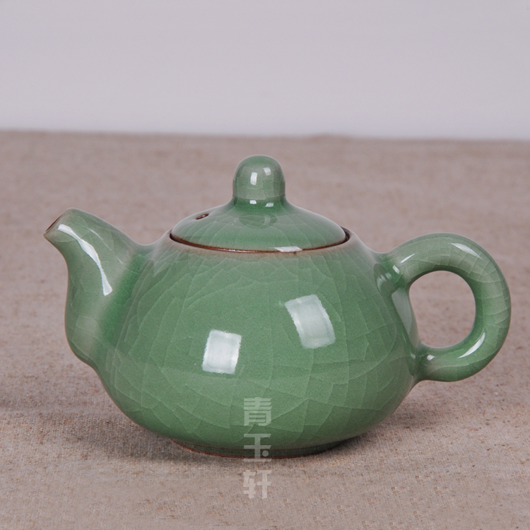 Longquan celadon handmade kung fu tea pot teapot cup pot free shipping