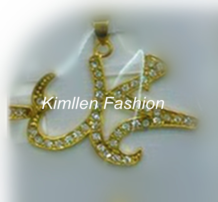 Free shipping 24K Dubai gold jewelry fashion pendant P1002(China ...